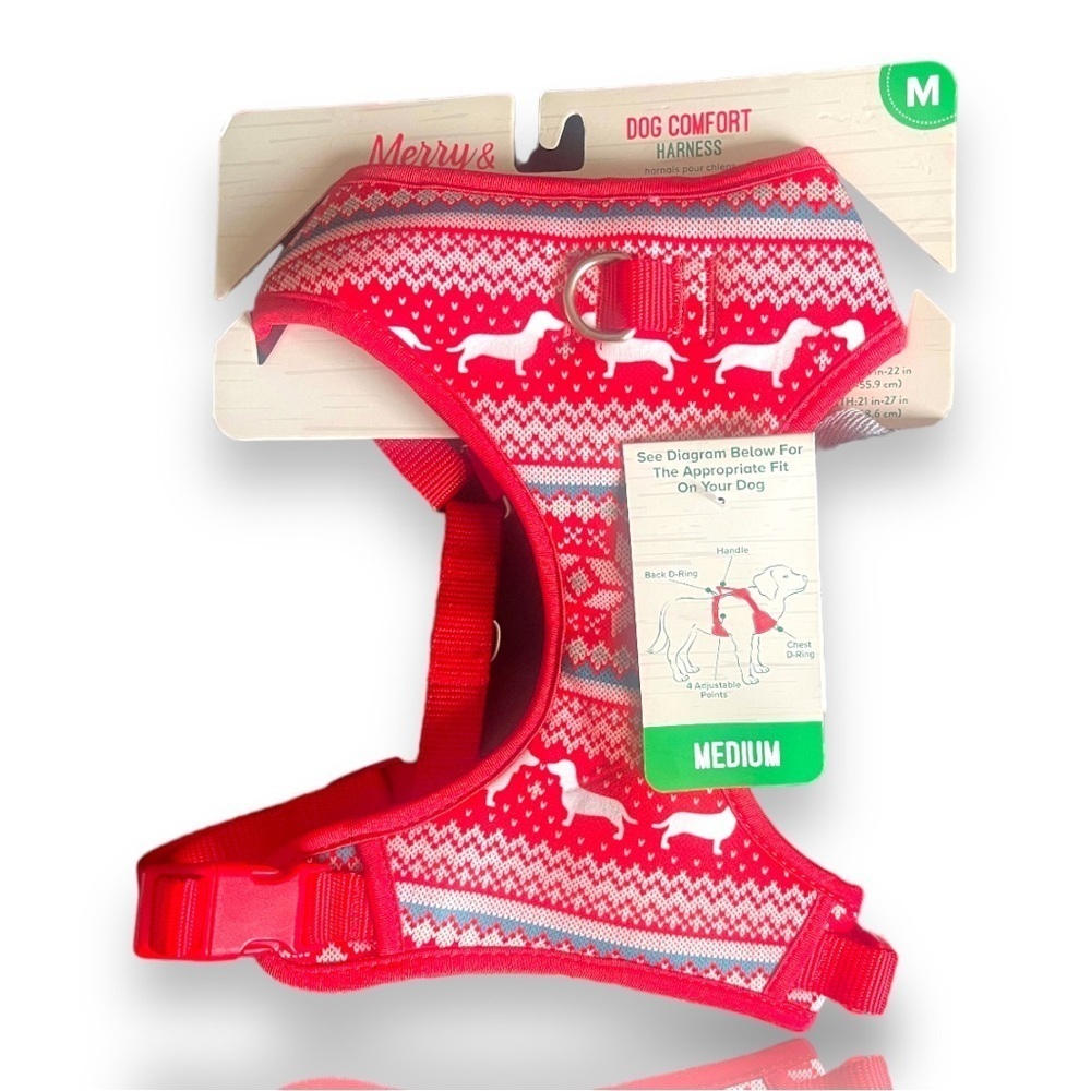 Winter themed dog harness​